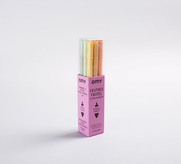 Crayons-feutres OMY Pastel