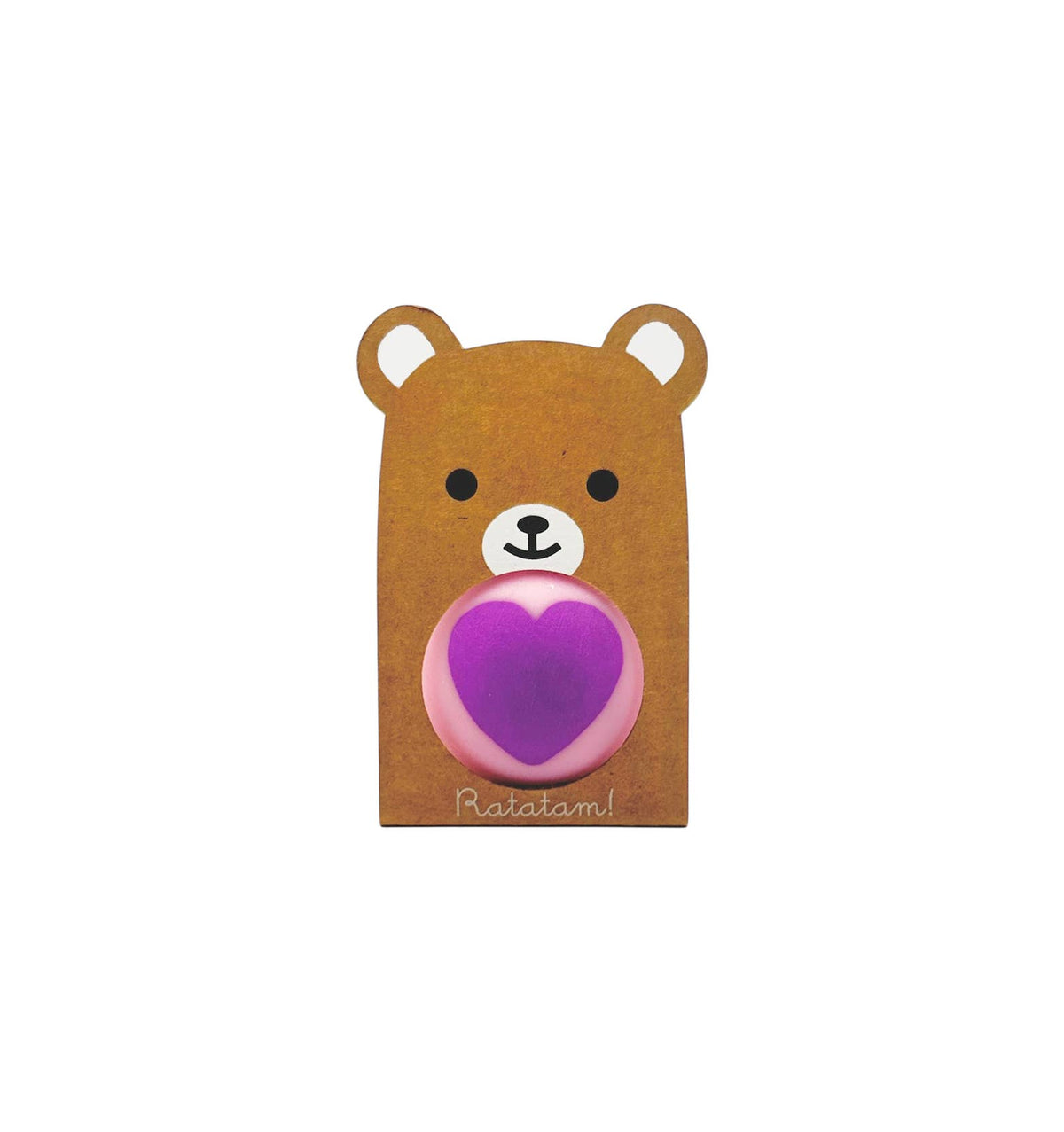 Bouncy ball bear purple