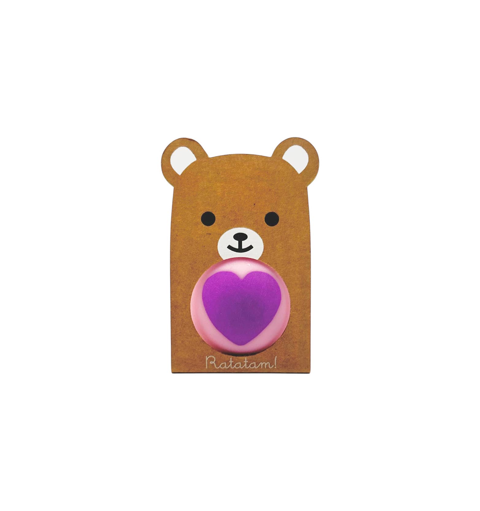 Bouncy ball bear purple