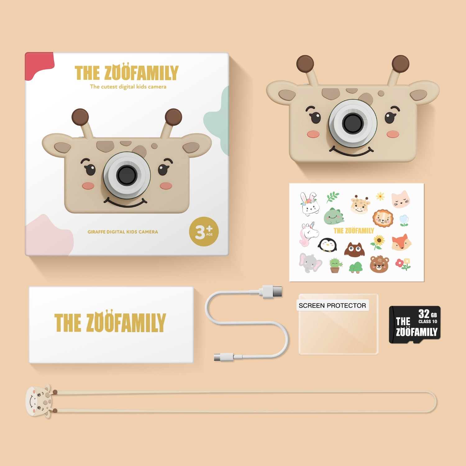 Kinderkamera Giraffe