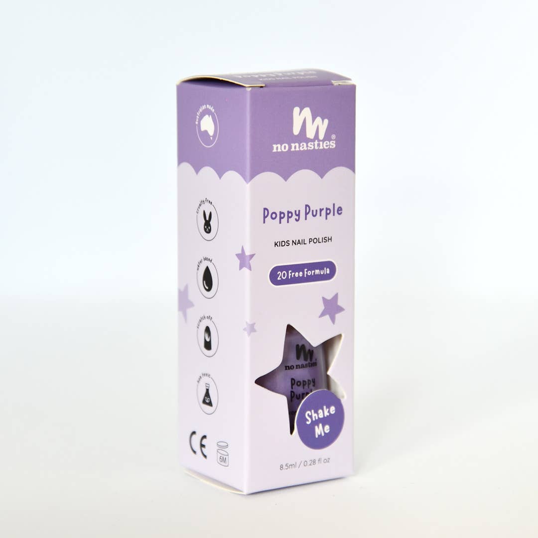 No Nasties Kids Kindernagellack Poppy Purple
