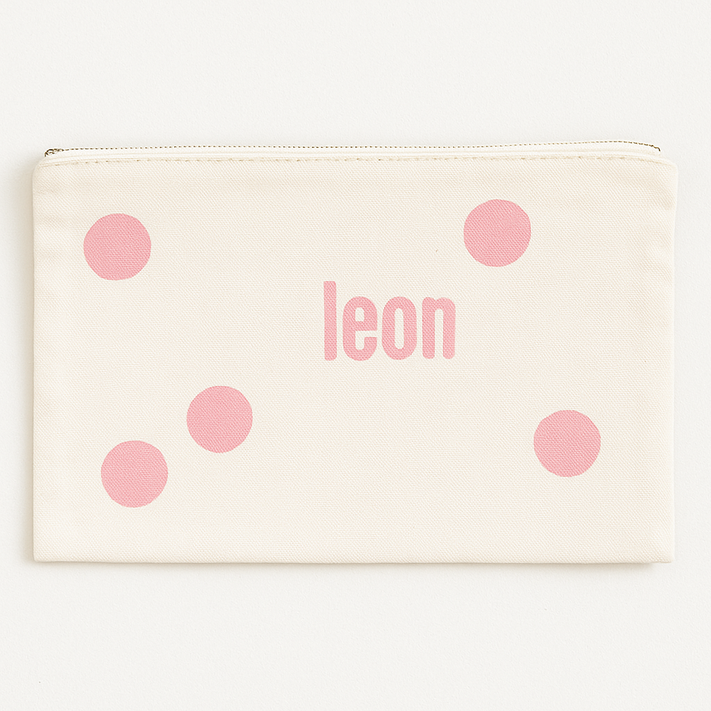 Francis Ebet toiletry bag dots rose