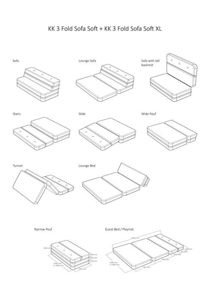 byKlipKlap KK3 Klappsofa XL Soft