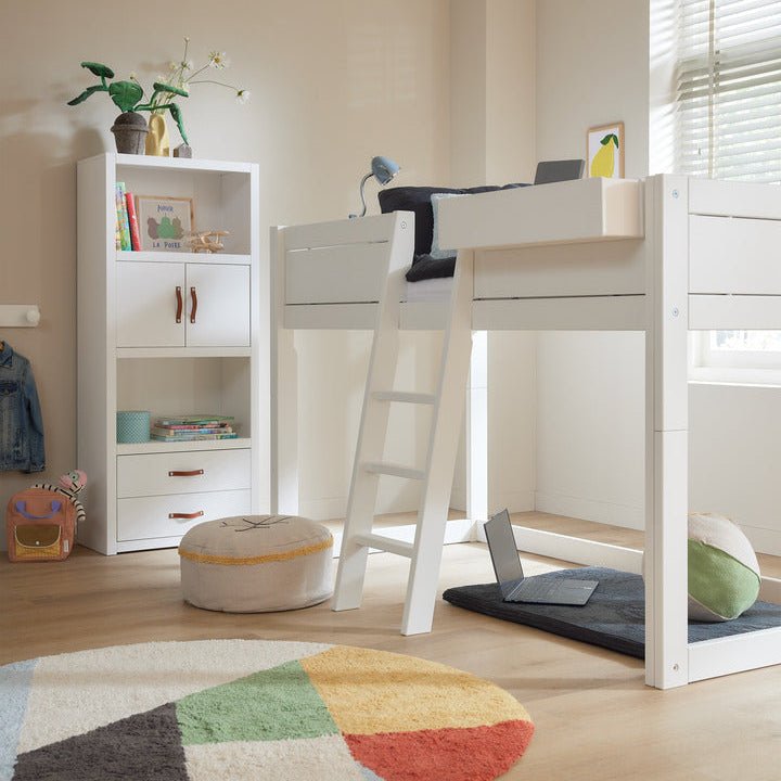 Lifetime Kidsrooms Lit d'enfant 4 en 1 pour toit en toile Blanc