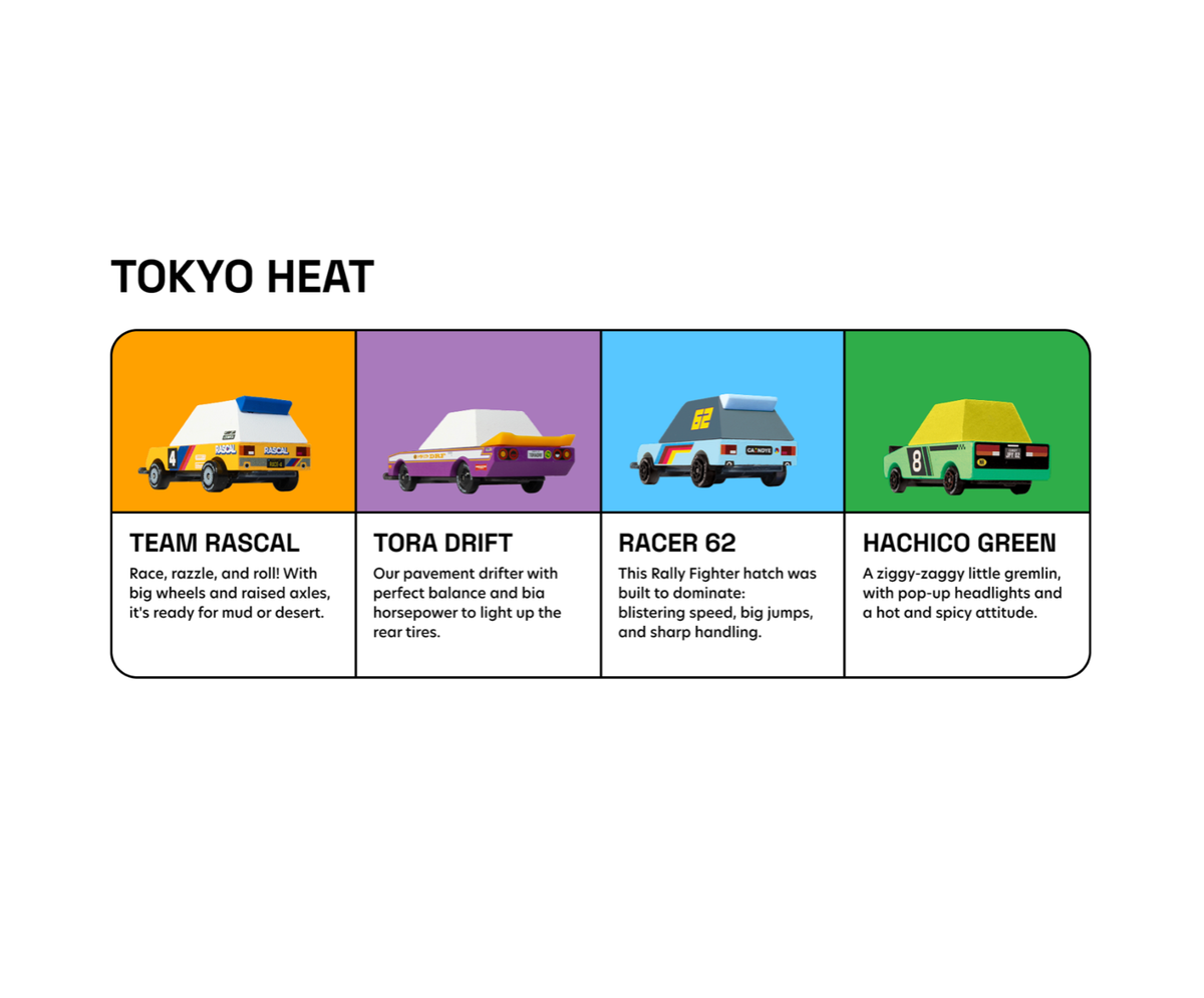 Candylab Toys Tokyo Heat TOONS™ 4-pack