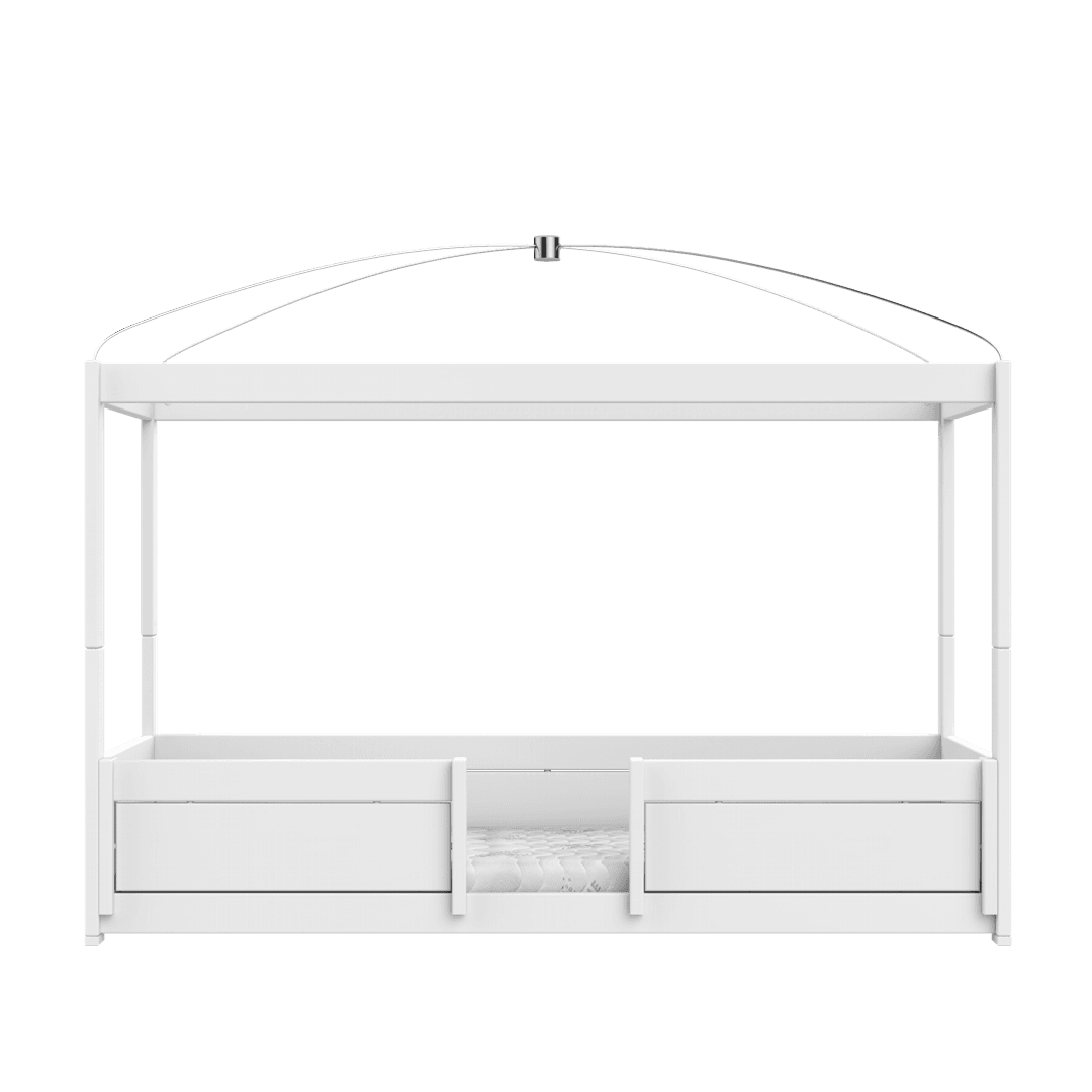 4-in-1 Himmelbett Weiss