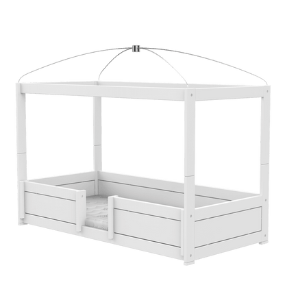 4-in-1 Himmelbett Weiss
