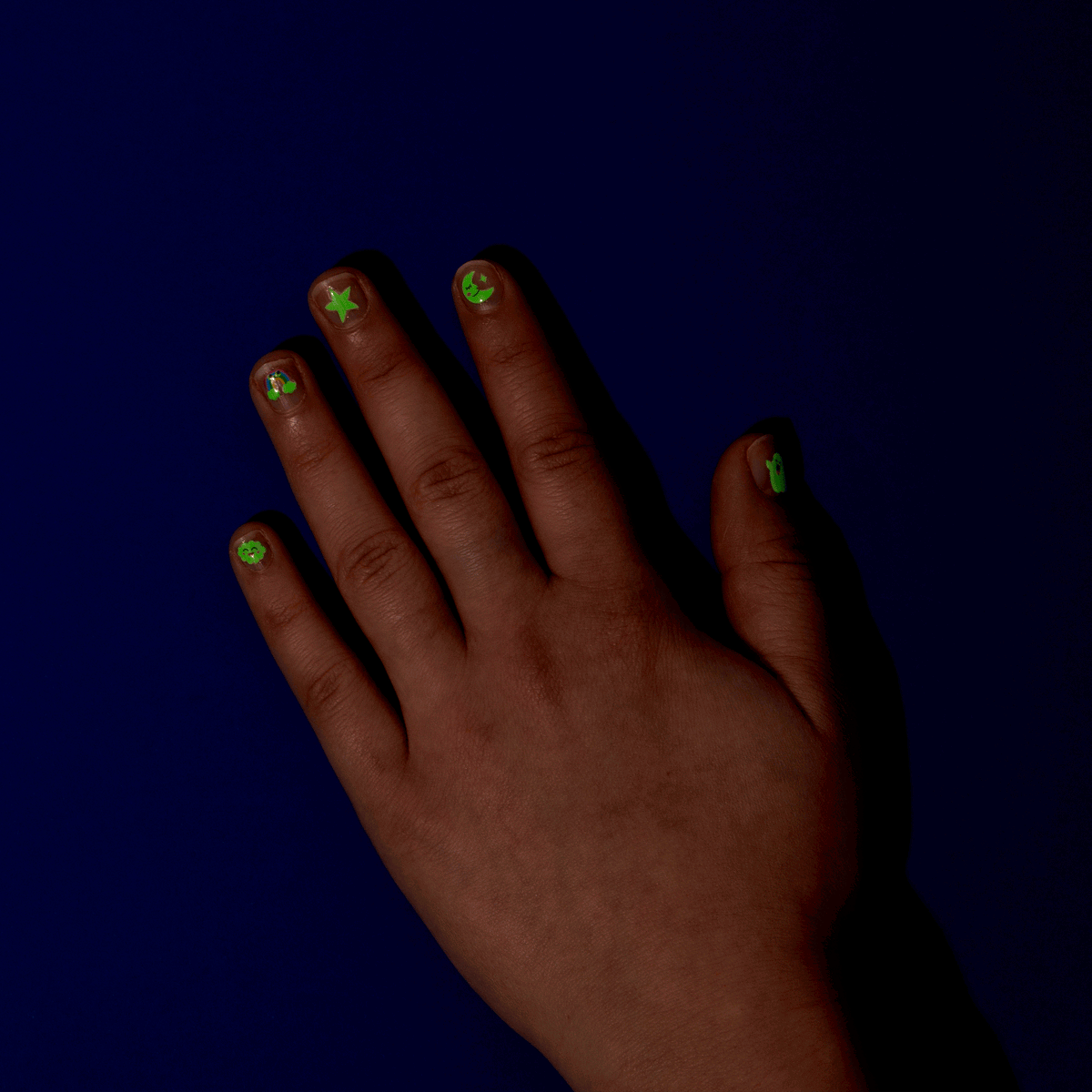 OMY Nagel-Sticker Glow Party