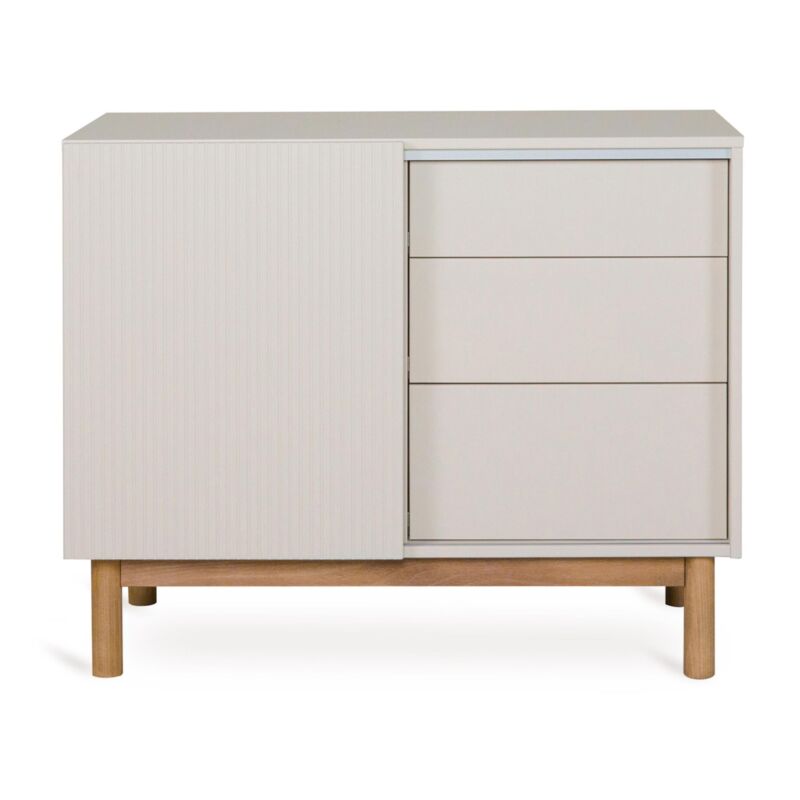 Quax Mood Commode avec porte + 3 tiroirs Clay