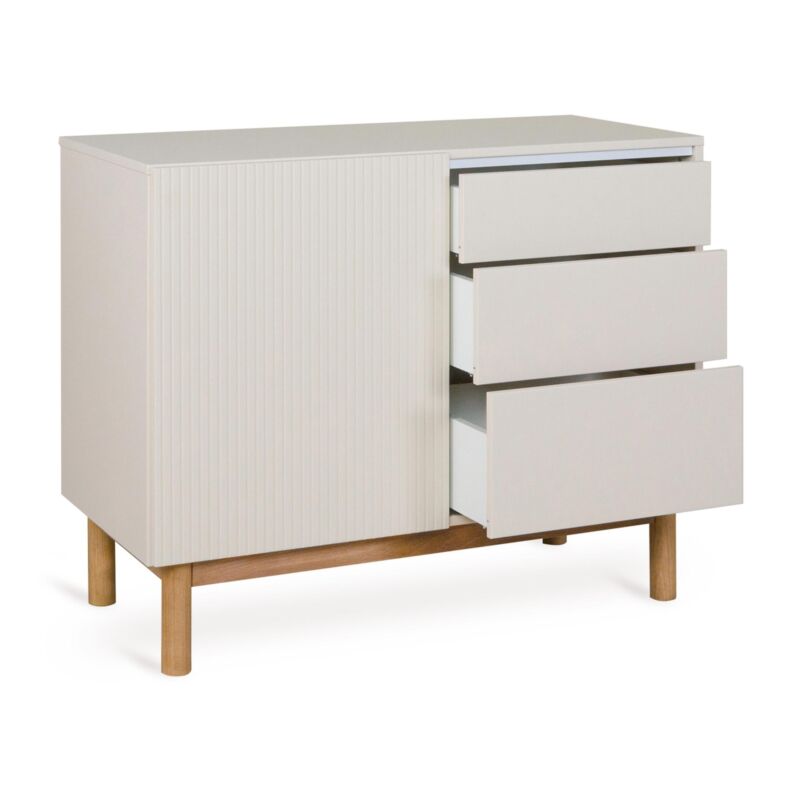 Quax Mood Commode avec porte + 3 tiroirs Clay