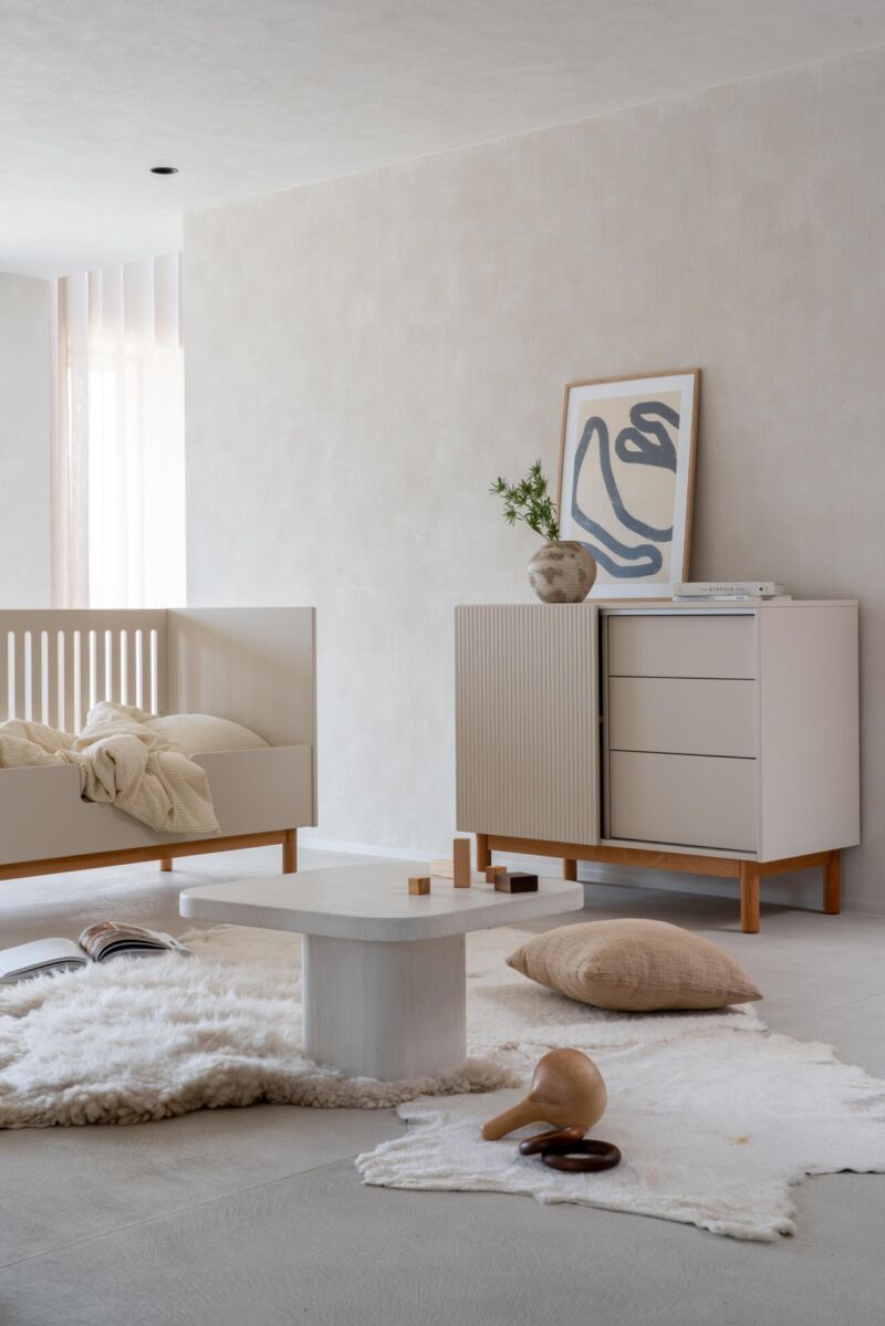 Quax Mood Commode avec porte + 3 tiroirs Clay