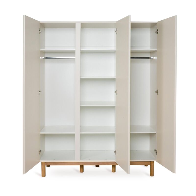 Quax Mood wardrobe 3-door Clay
