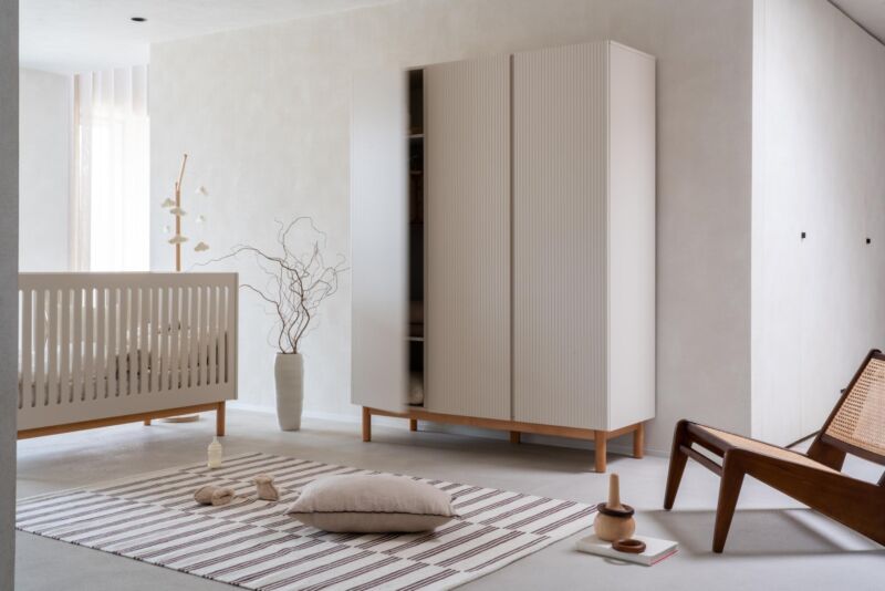Quax Mood wardrobe 3-door Clay