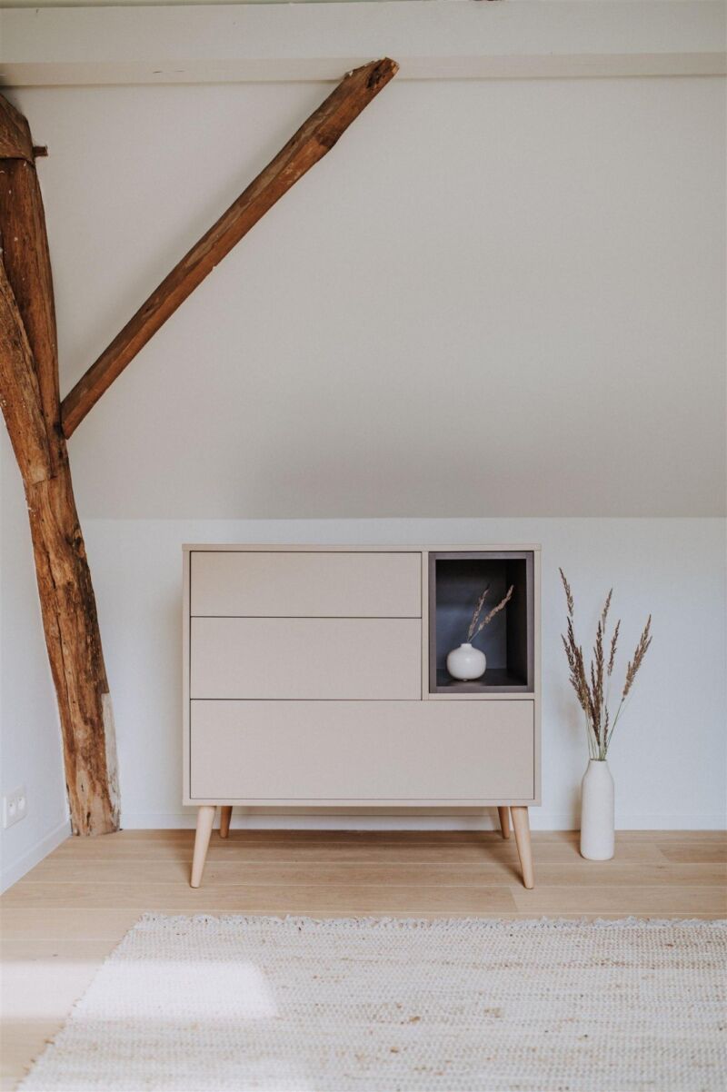Quax Cocoon Matelas à langer pour commode Latte