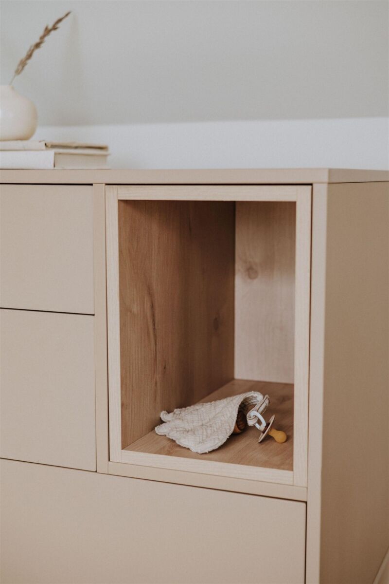 Quax Cocoon Matelas à langer pour commode Latte