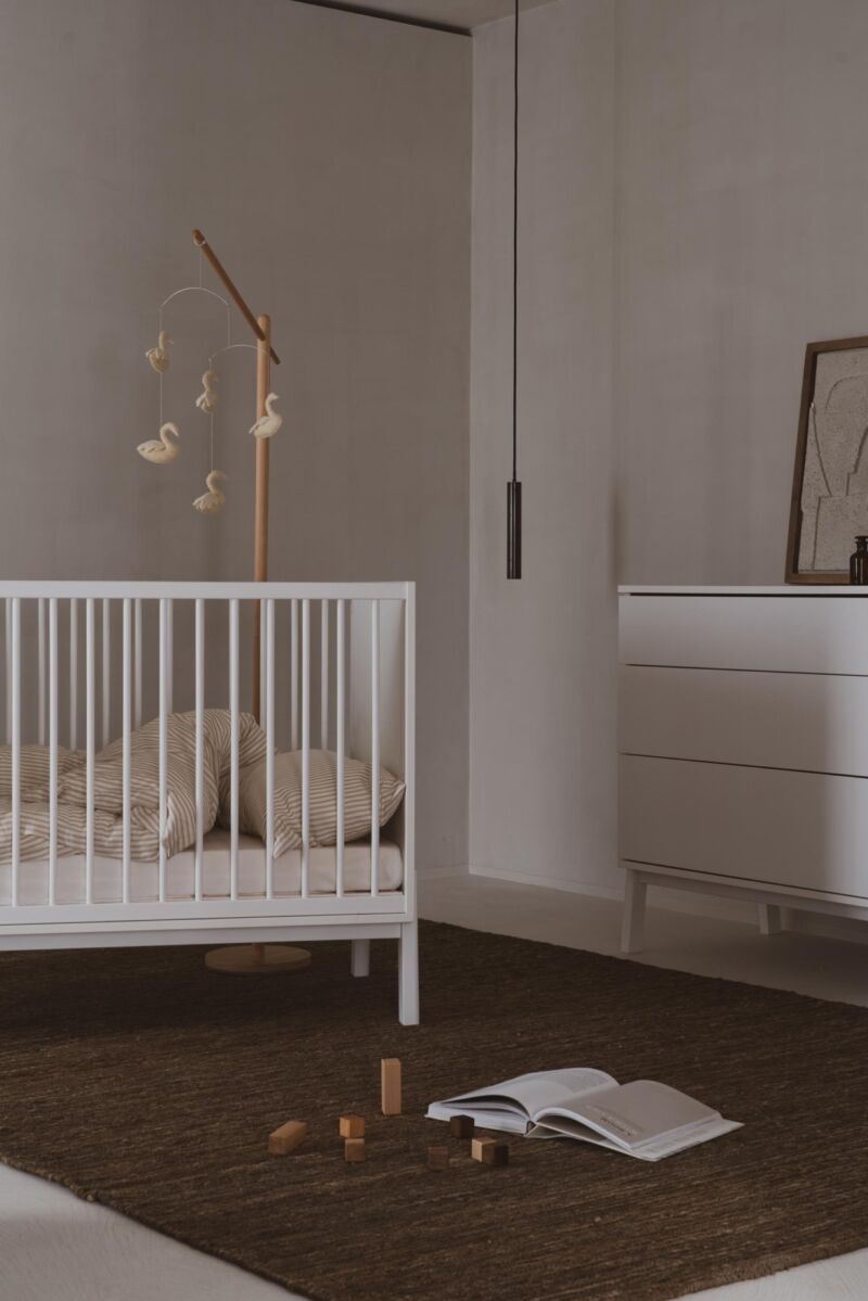 Quax Ashi bed 60x120 Cream
