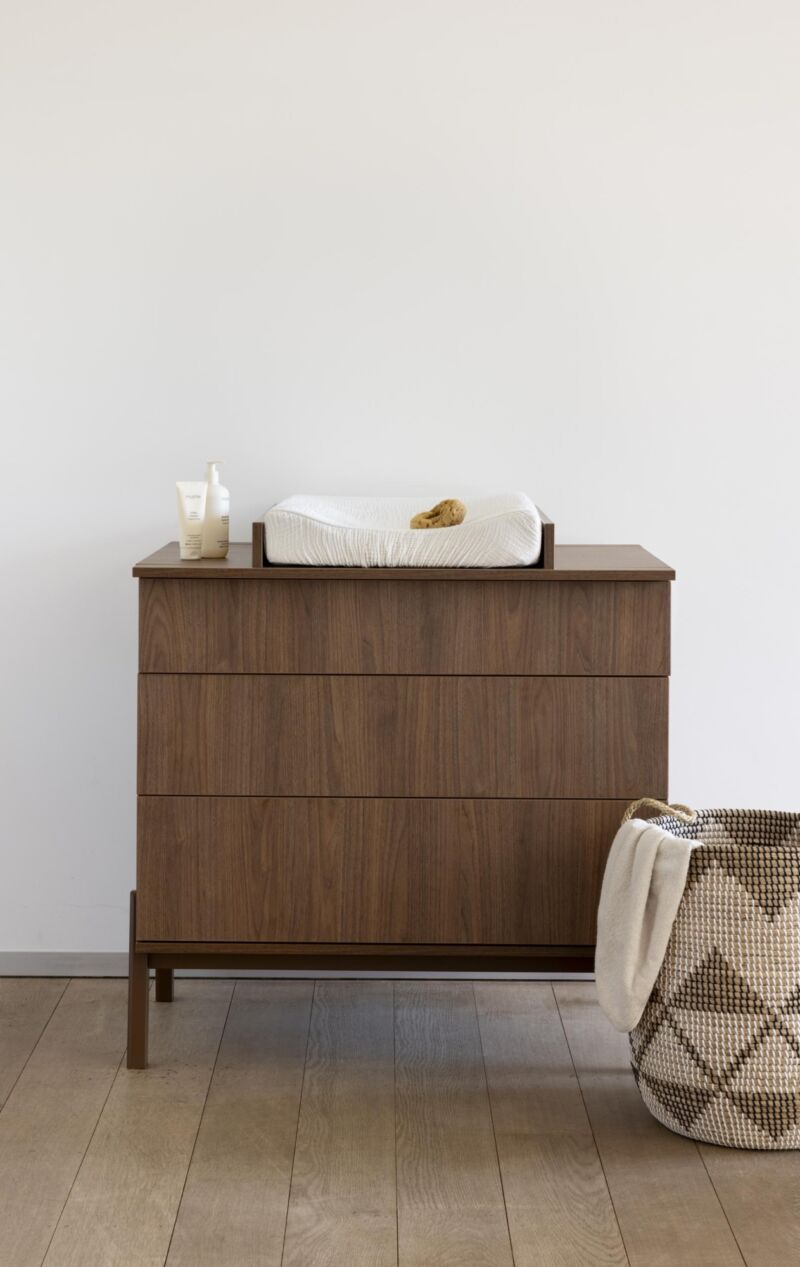 Quax Ashi Matelas à langer pour commode Chestnut