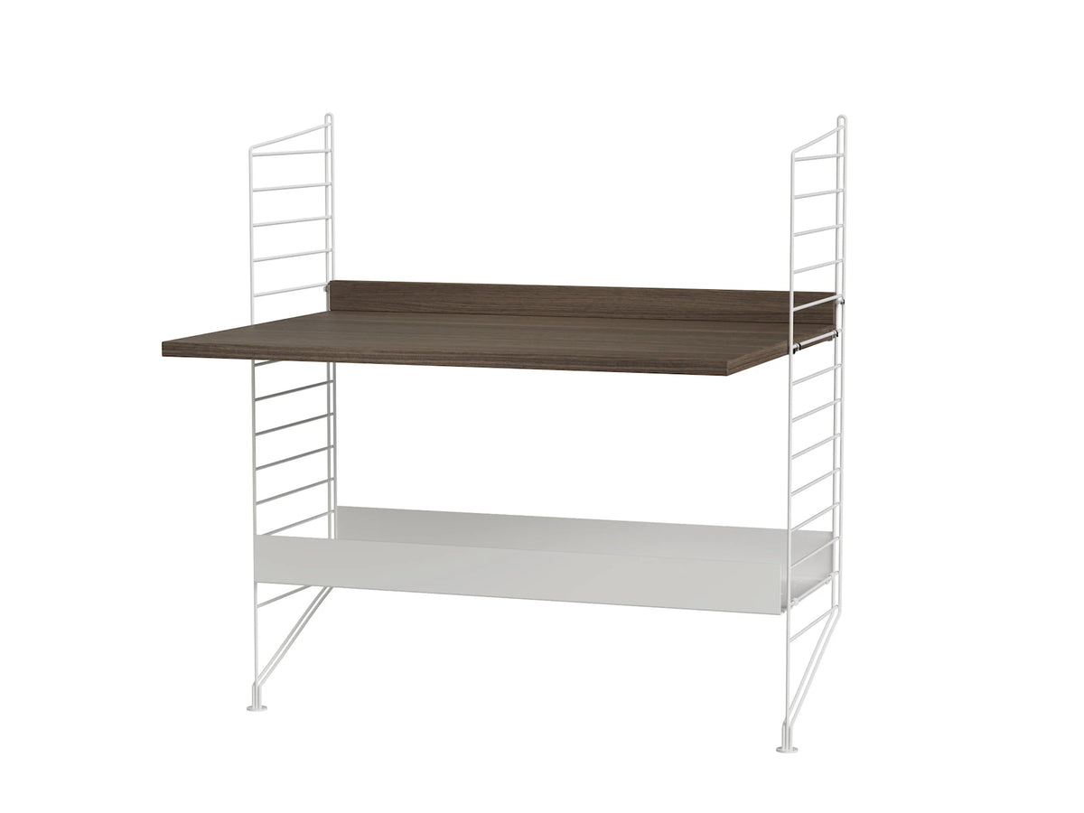 String Furniture Chambre d'enfant A Blanc / Noyer Système d'étagères