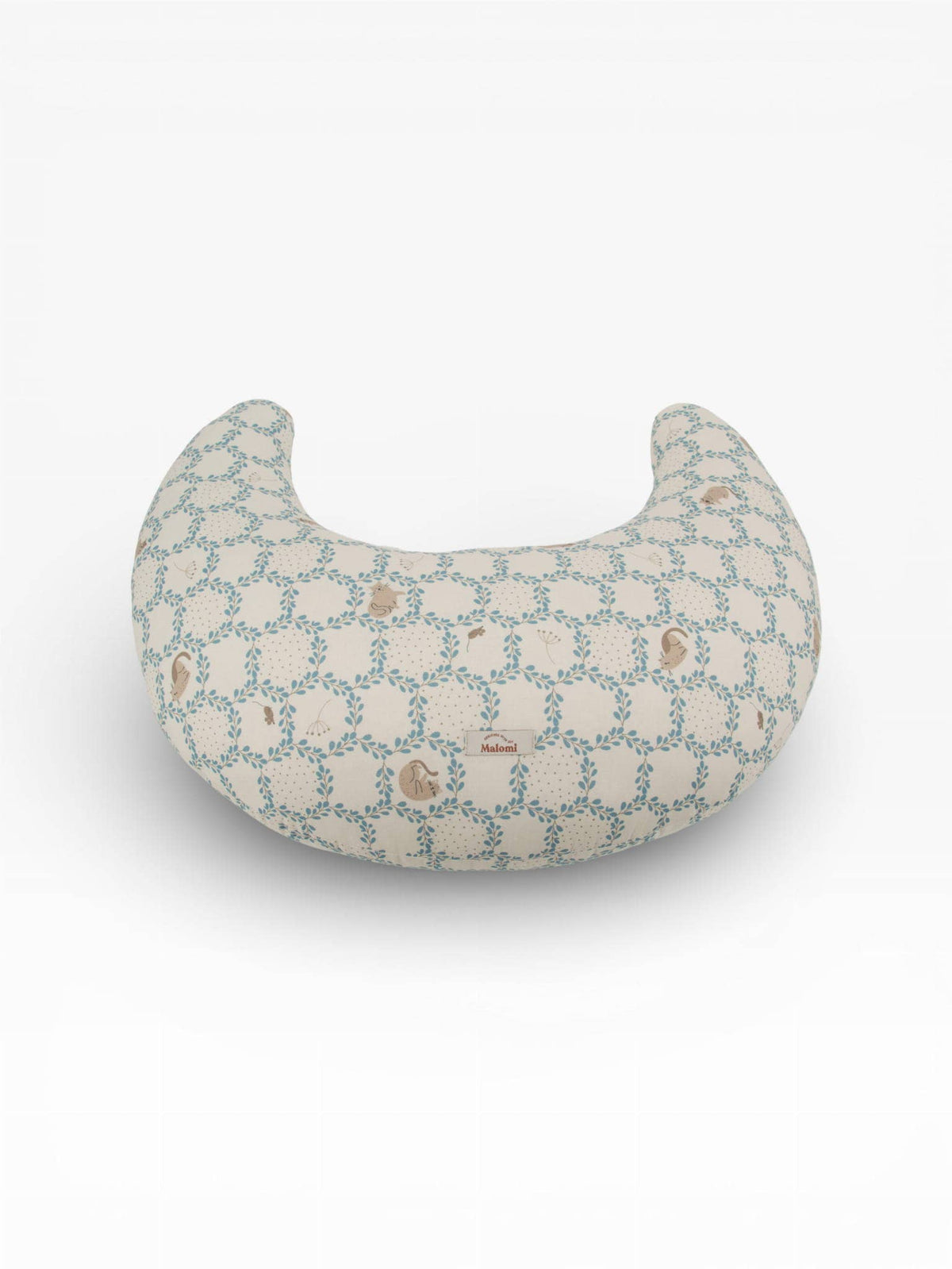 Malomi Kids Coussin d'allaitement Blue Cottage