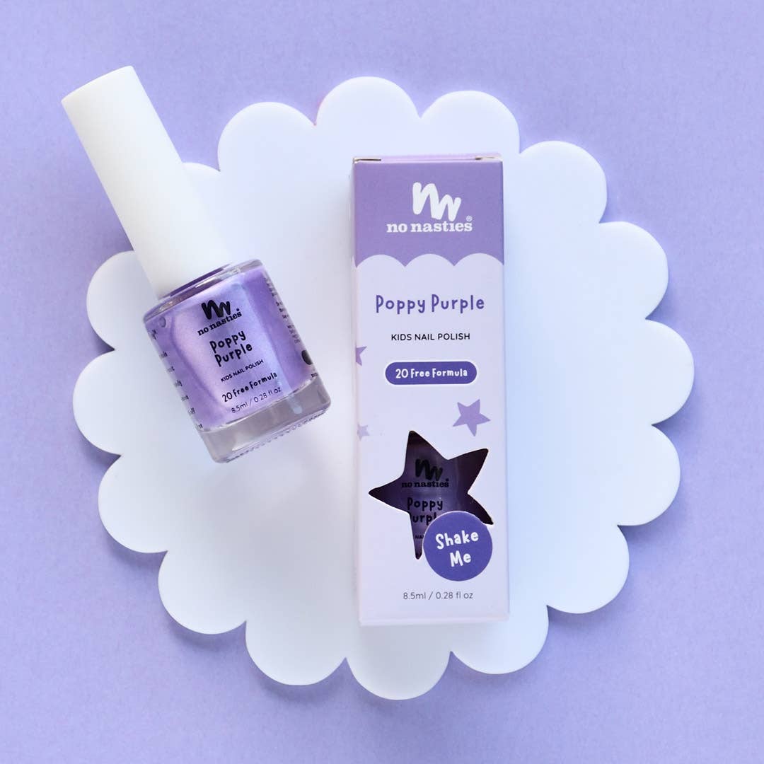 No Nasties Kids Kindernagellack Poppy Purple