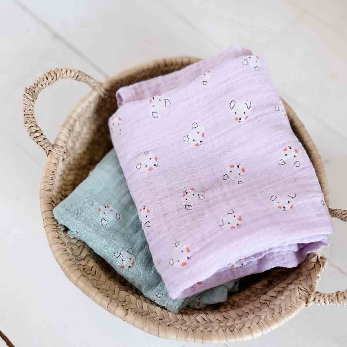 Rose in April Bianca Mini Nuschi Bear Blue