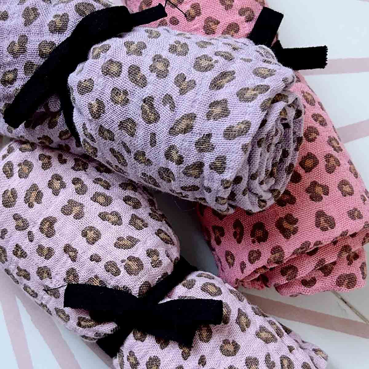 Rose in April Bianca Mini Nuschi Leopard Pink