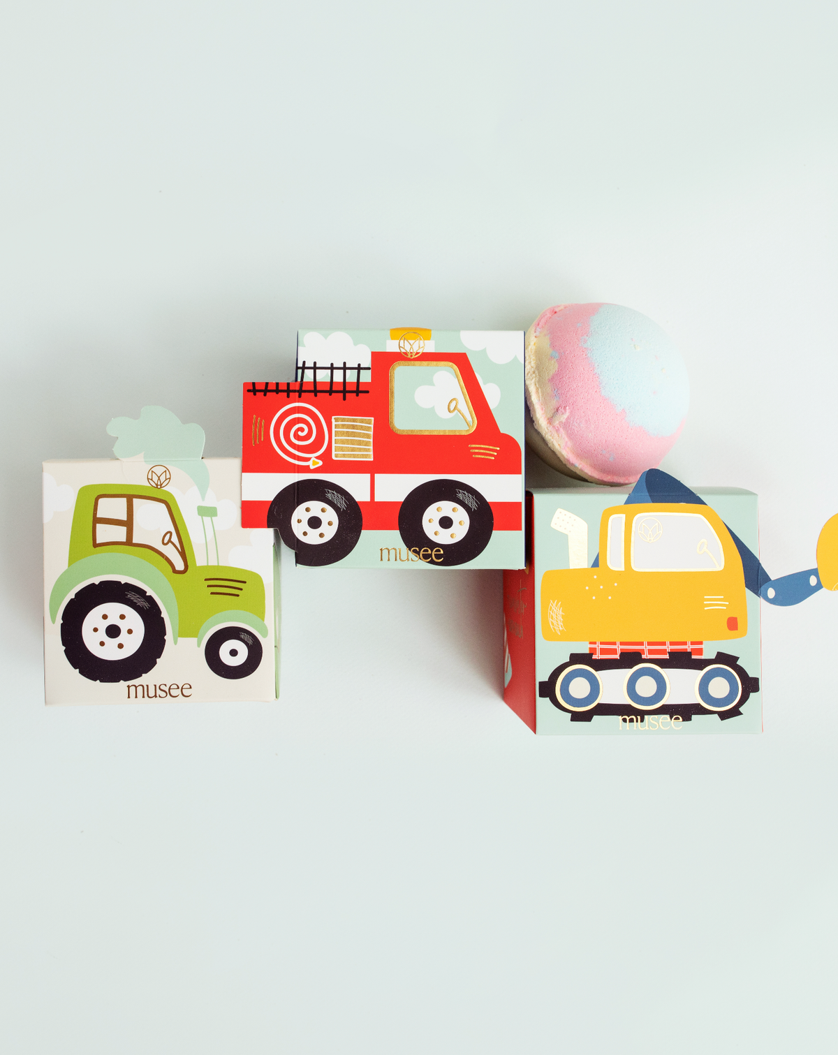 Musee fire engine bath bomb