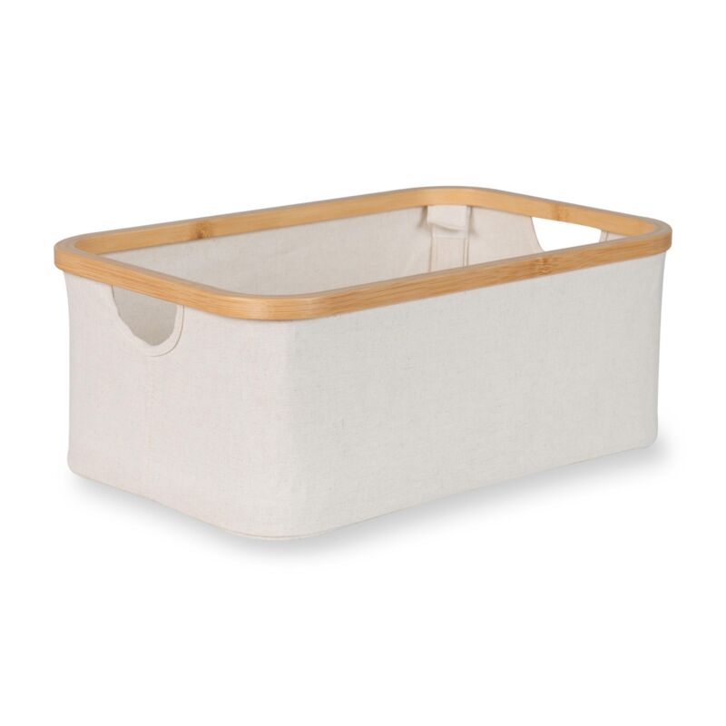 Quax storage basket for changing unit Beige
