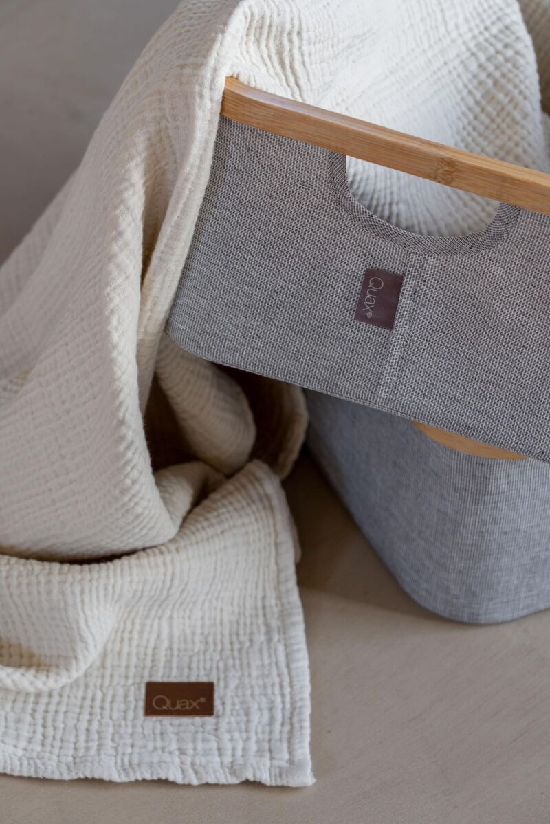 Quax storage basket for changing unit Beige