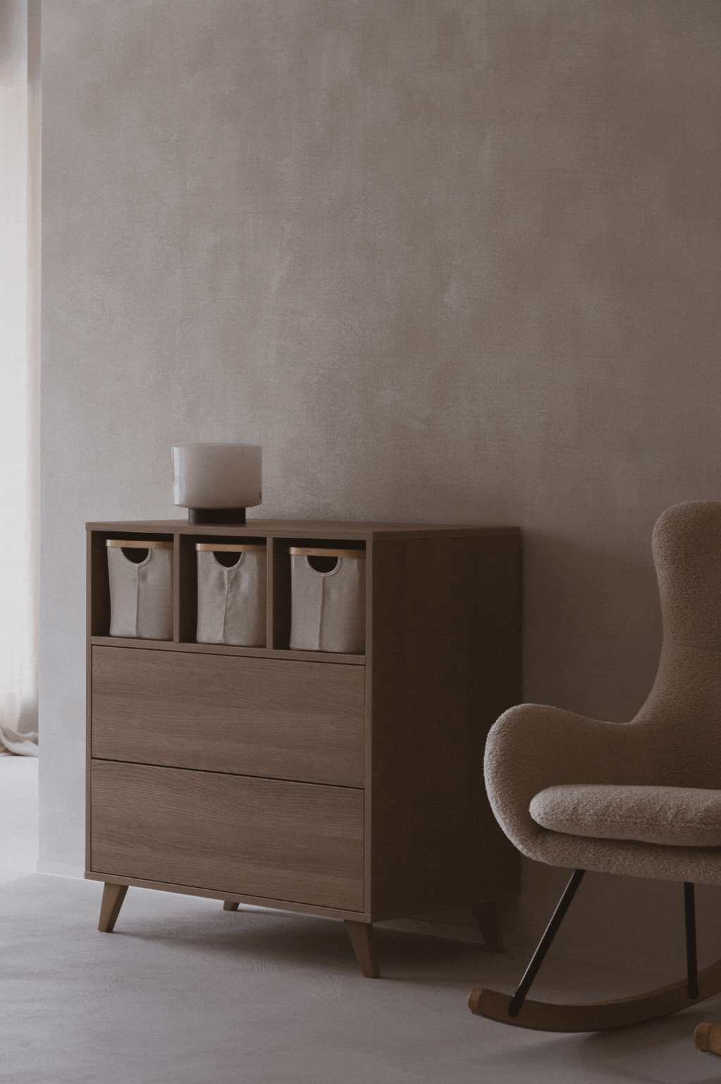 Cestino Quax Cassettiera naturale/beige Loft