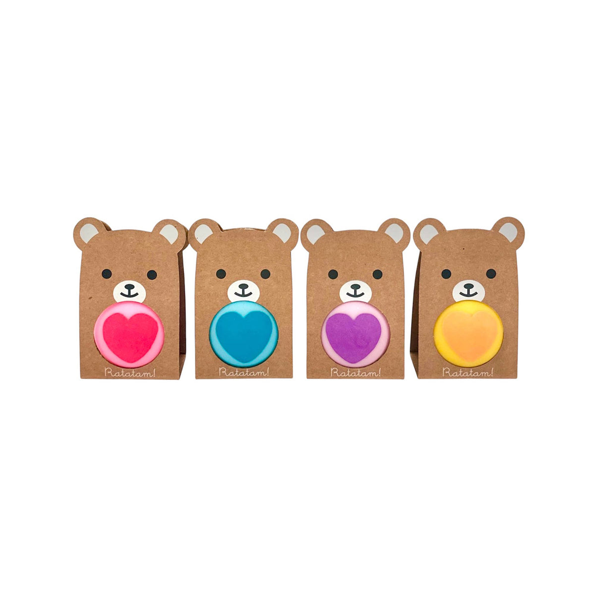 Bouncy ball bear yellow