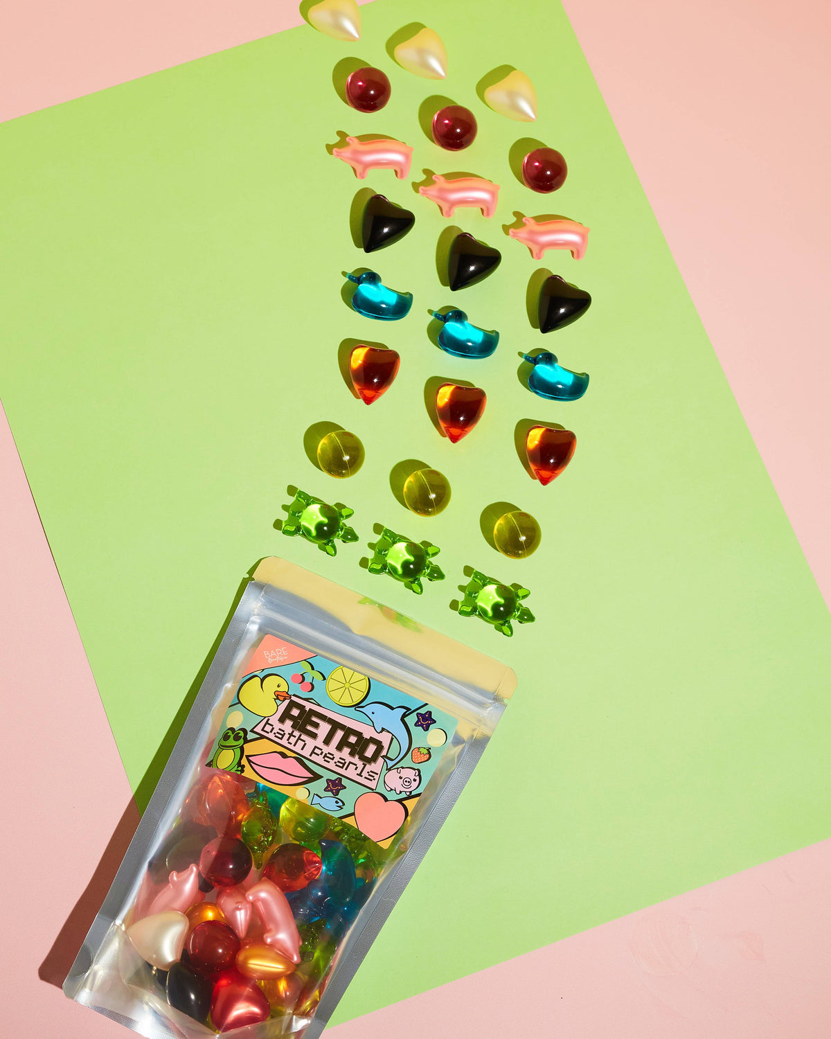 Bare Boutique Retro Badeperlen Mix 30 Stück