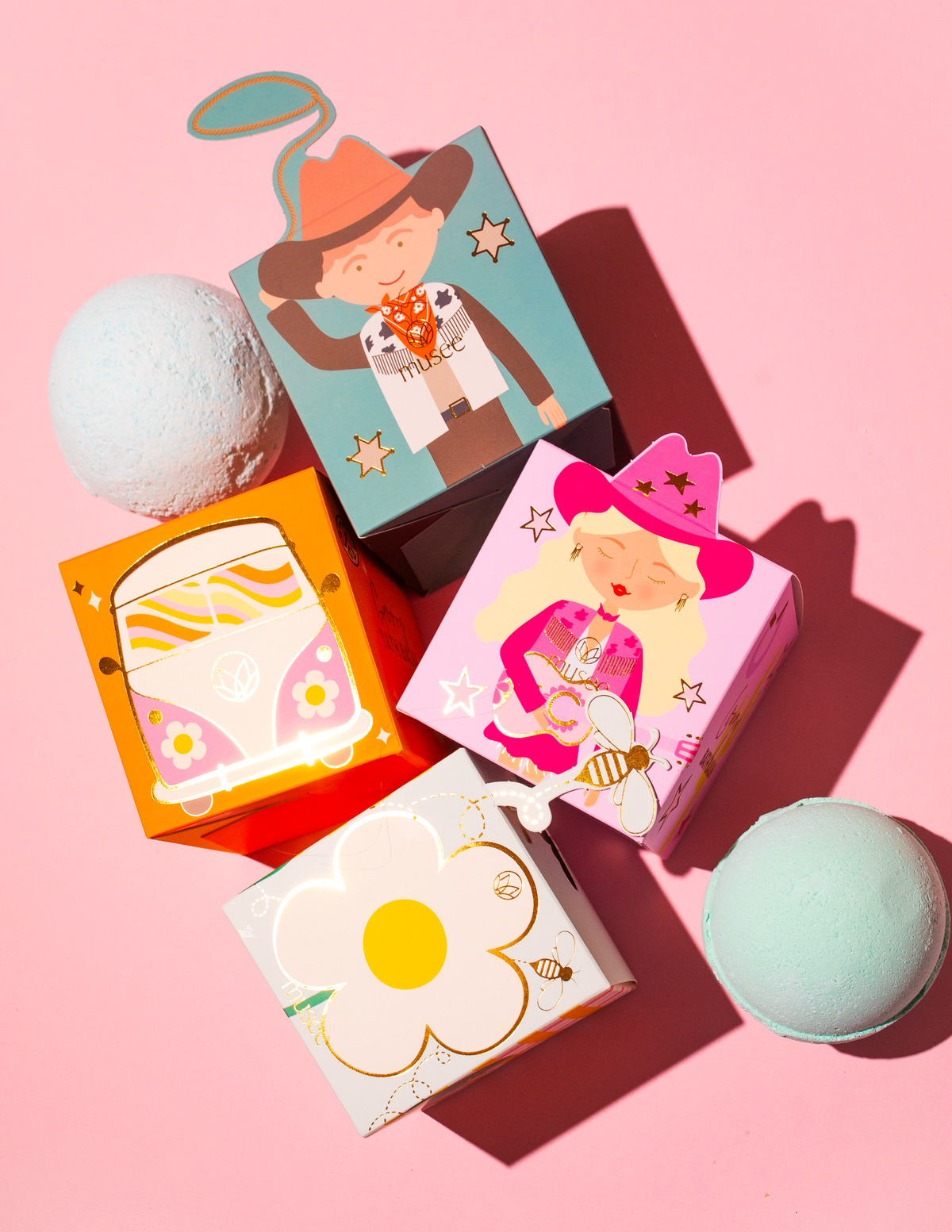 Musee bath bomb cowgirl
