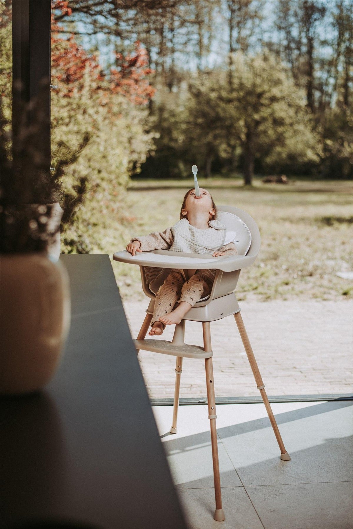 Quax high chair Ultimo 3 Luxe Clay/Natural