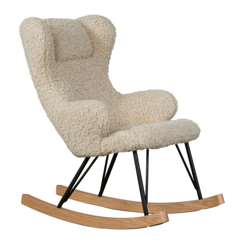 Quax Fauteuil à bascule / d'allaitement De Luxe Mouton