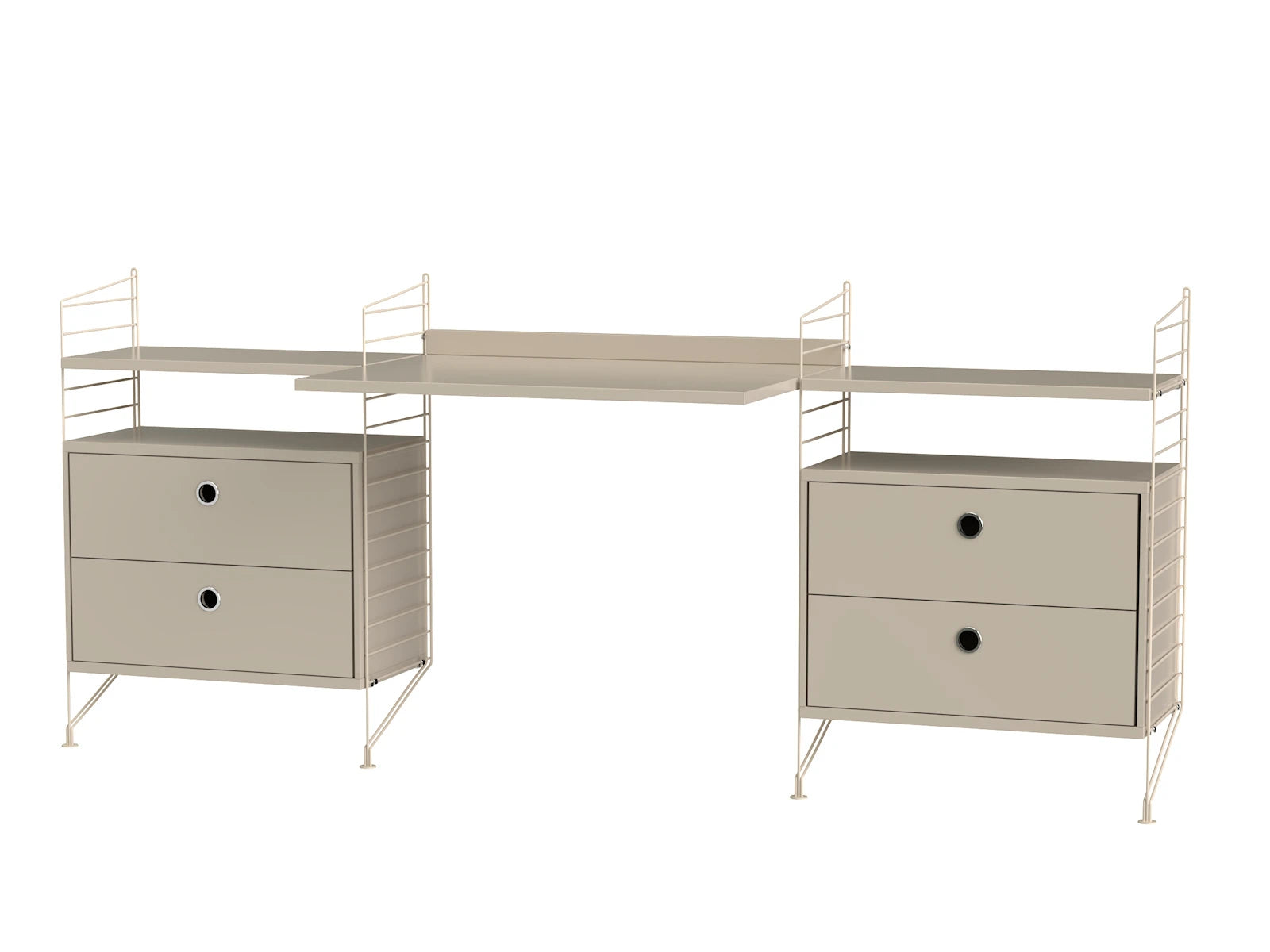 String Furniture Arbeitsplatz C Beige / Beige