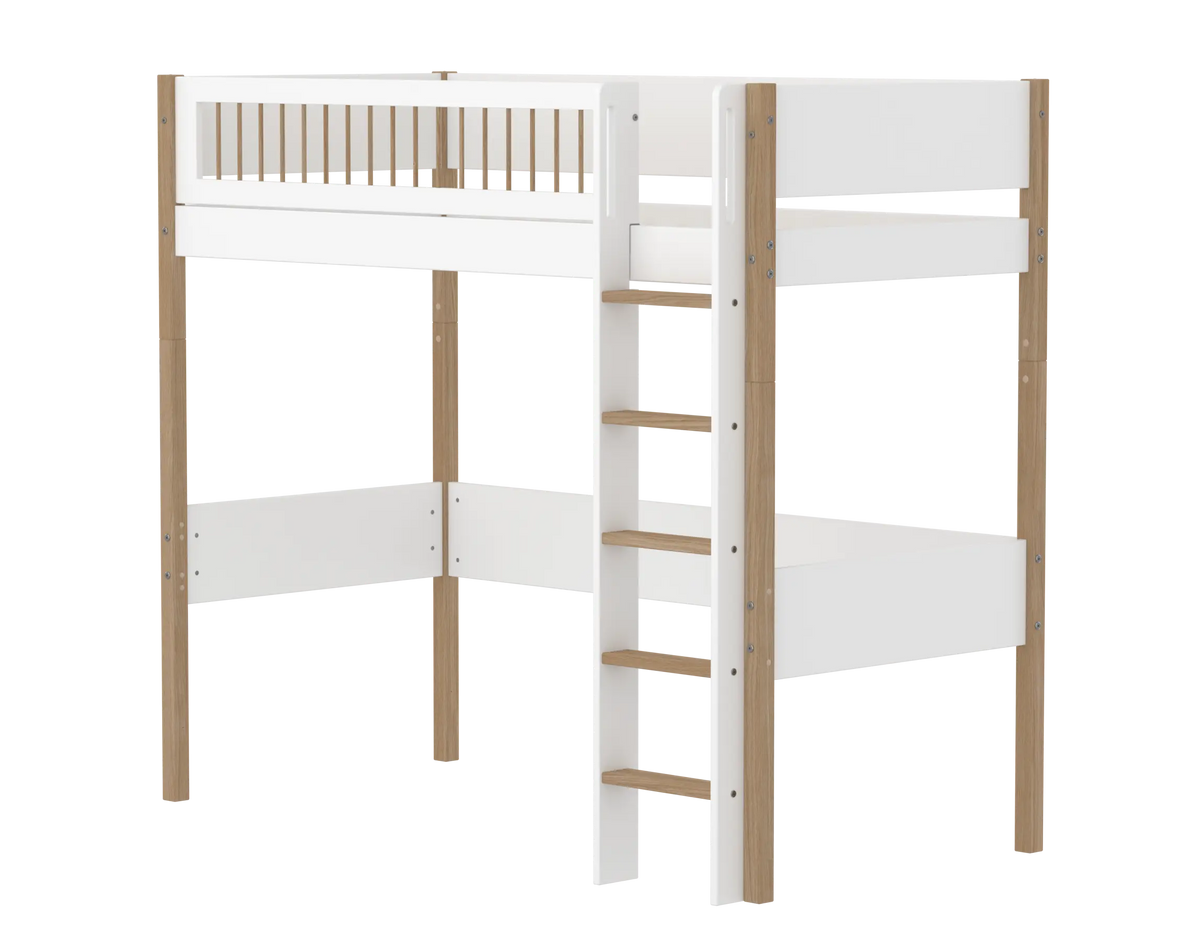 Flexa Nor Hochbett 90 x 200 cm Eiche