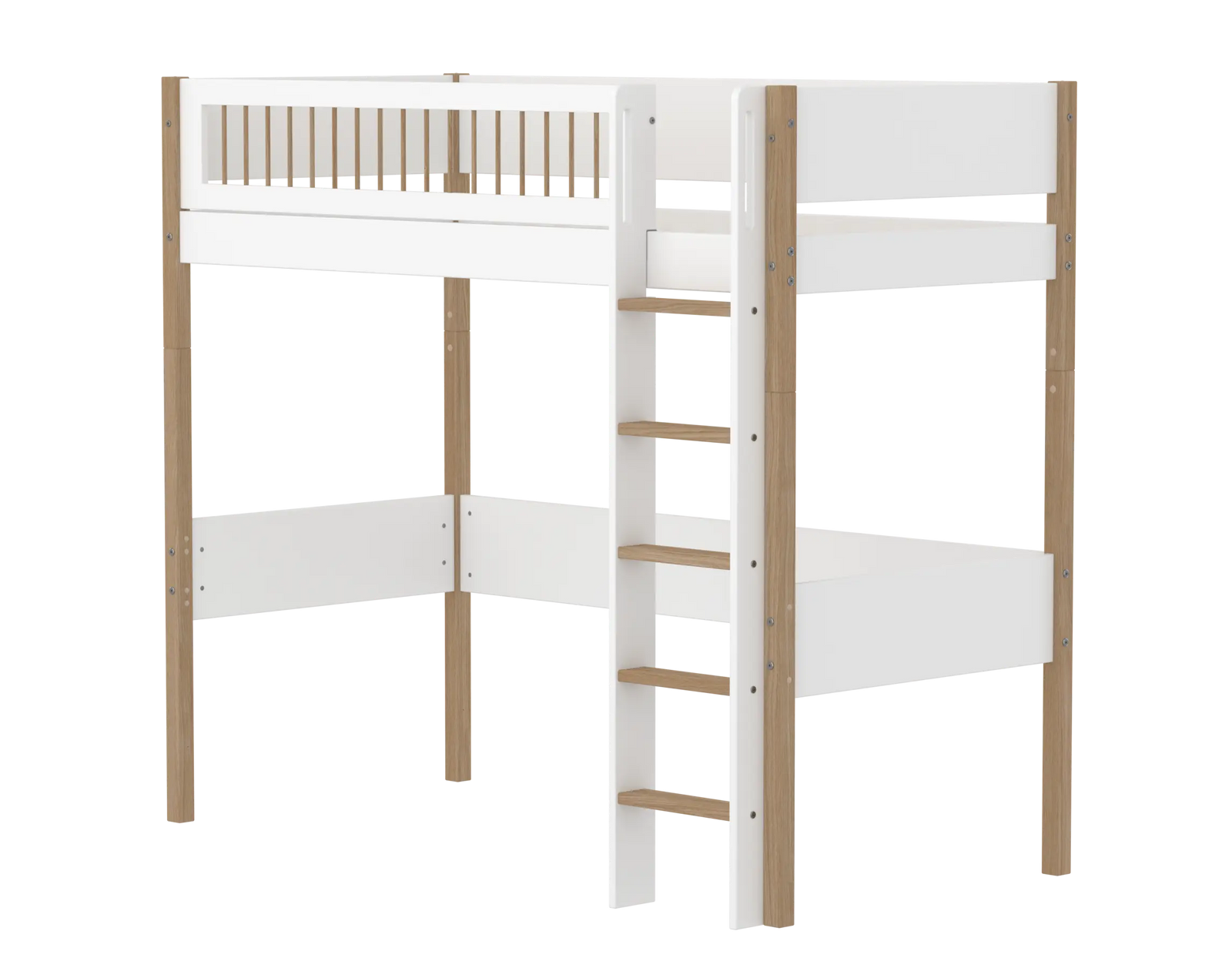 Flexa Nor Hochbett 90 x 200 cm Eiche