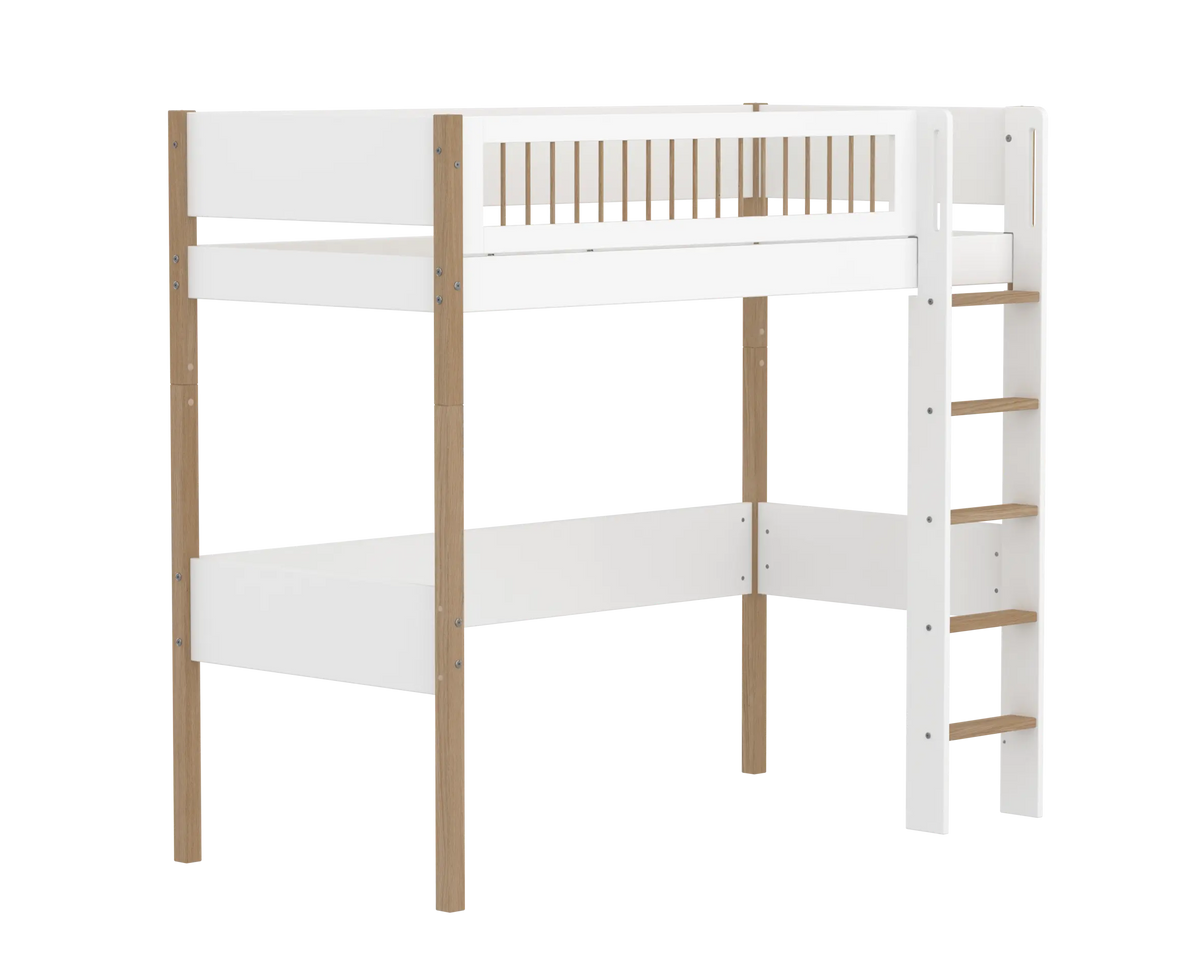 Flexa Nor Hochbett 90 x 200 cm Eiche