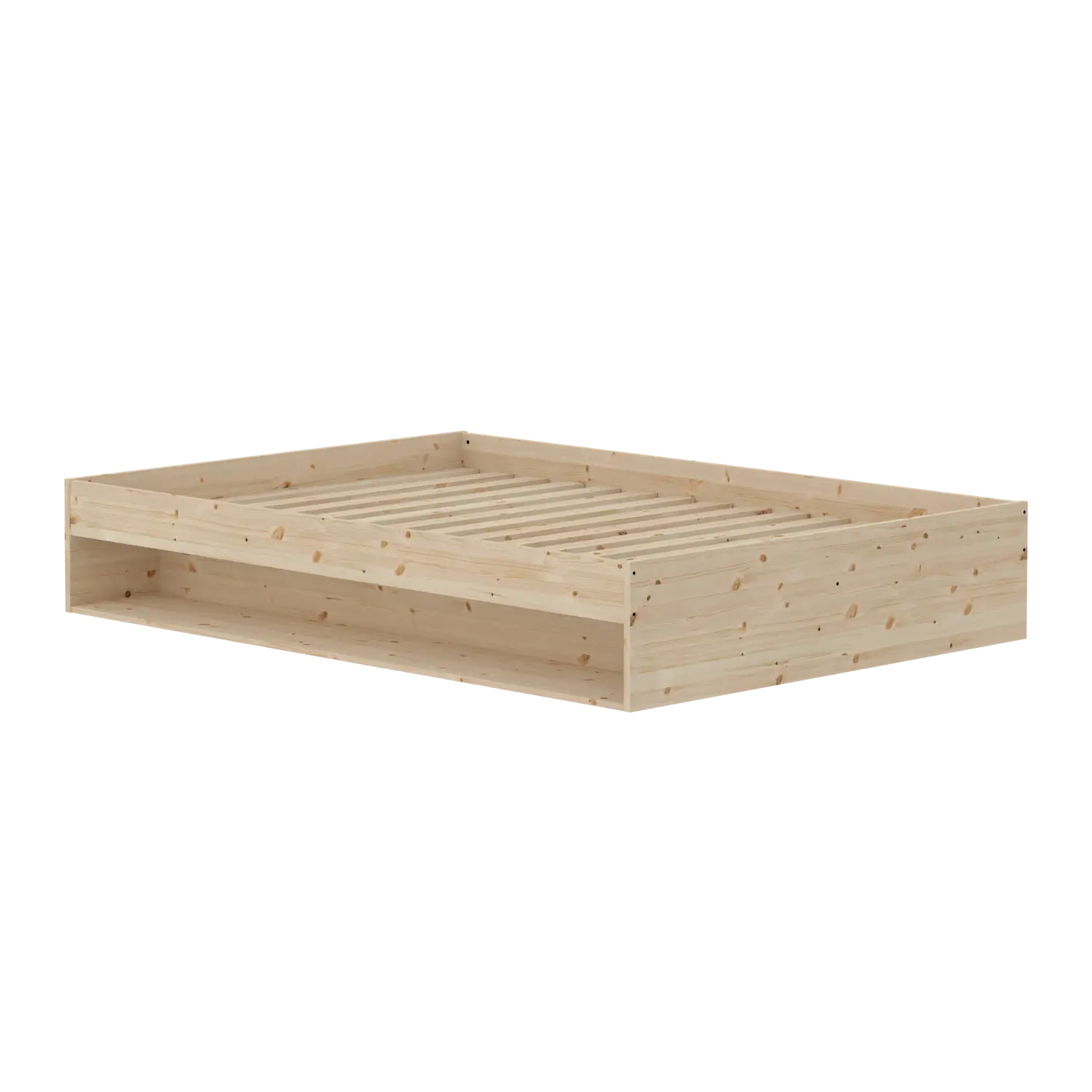 Flexa Grow Doppelbett mit Regal 140 x 200 cm Natur
