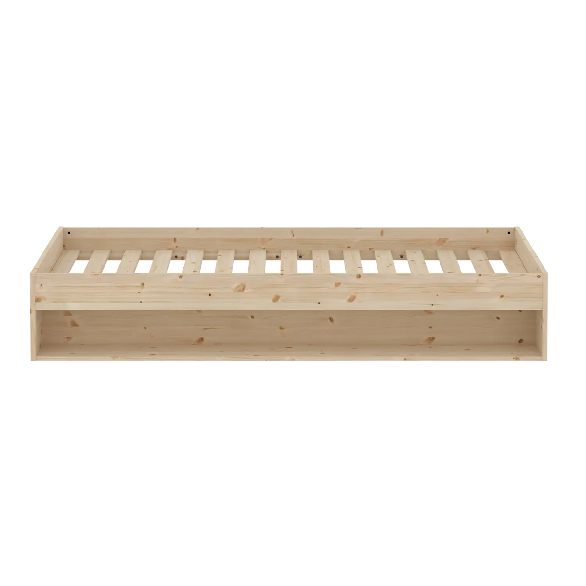 Flexa Grow Doppelbett mit Regal 140 x 200 cm Natur
