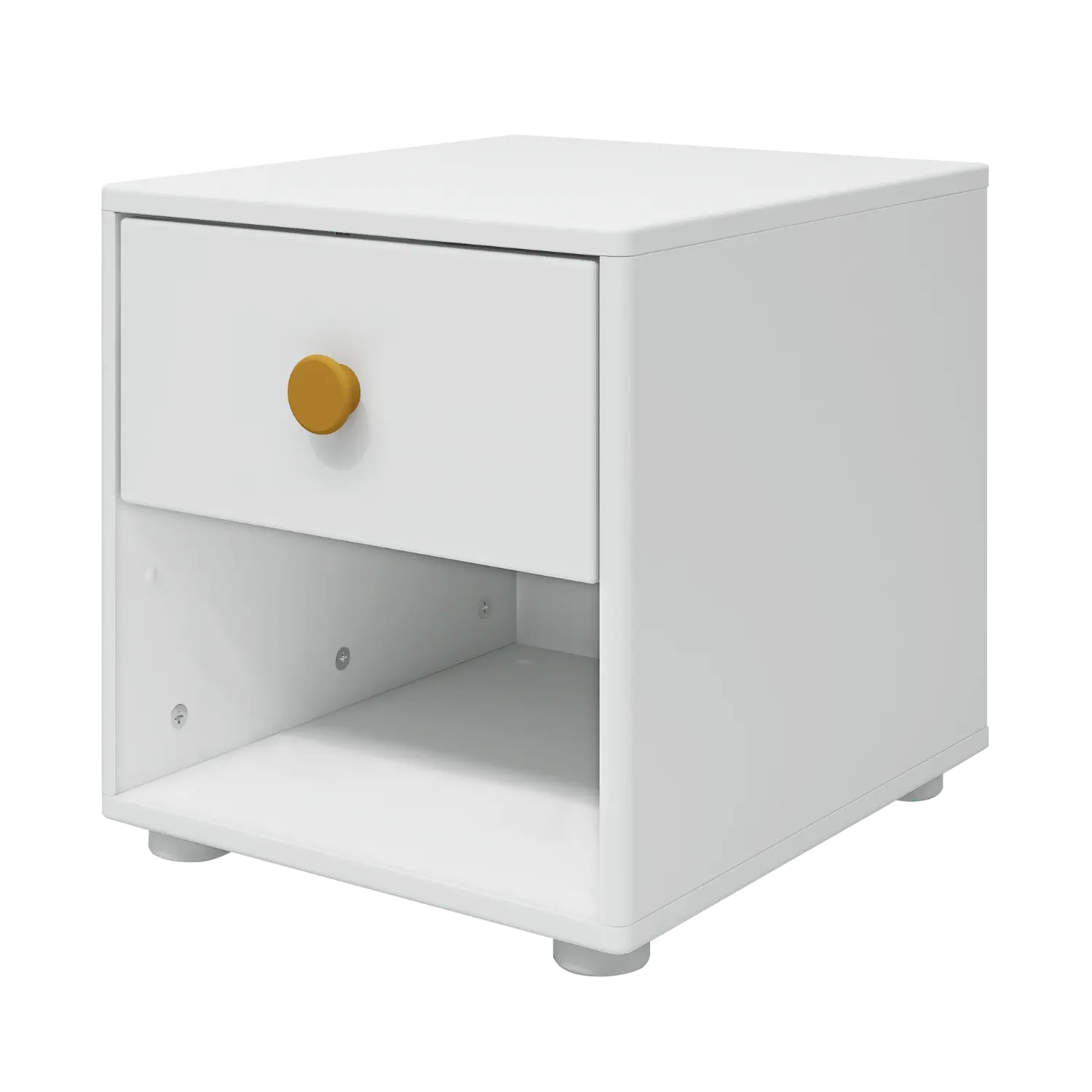 Flexa Roomie Kommode, 1 Schublade Weiss/Mustard