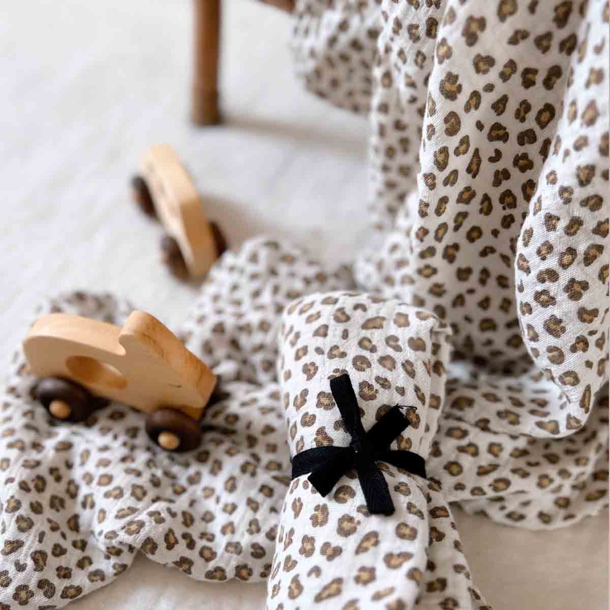 Rose in April Bianca Mini Nuschi Leopard Beige