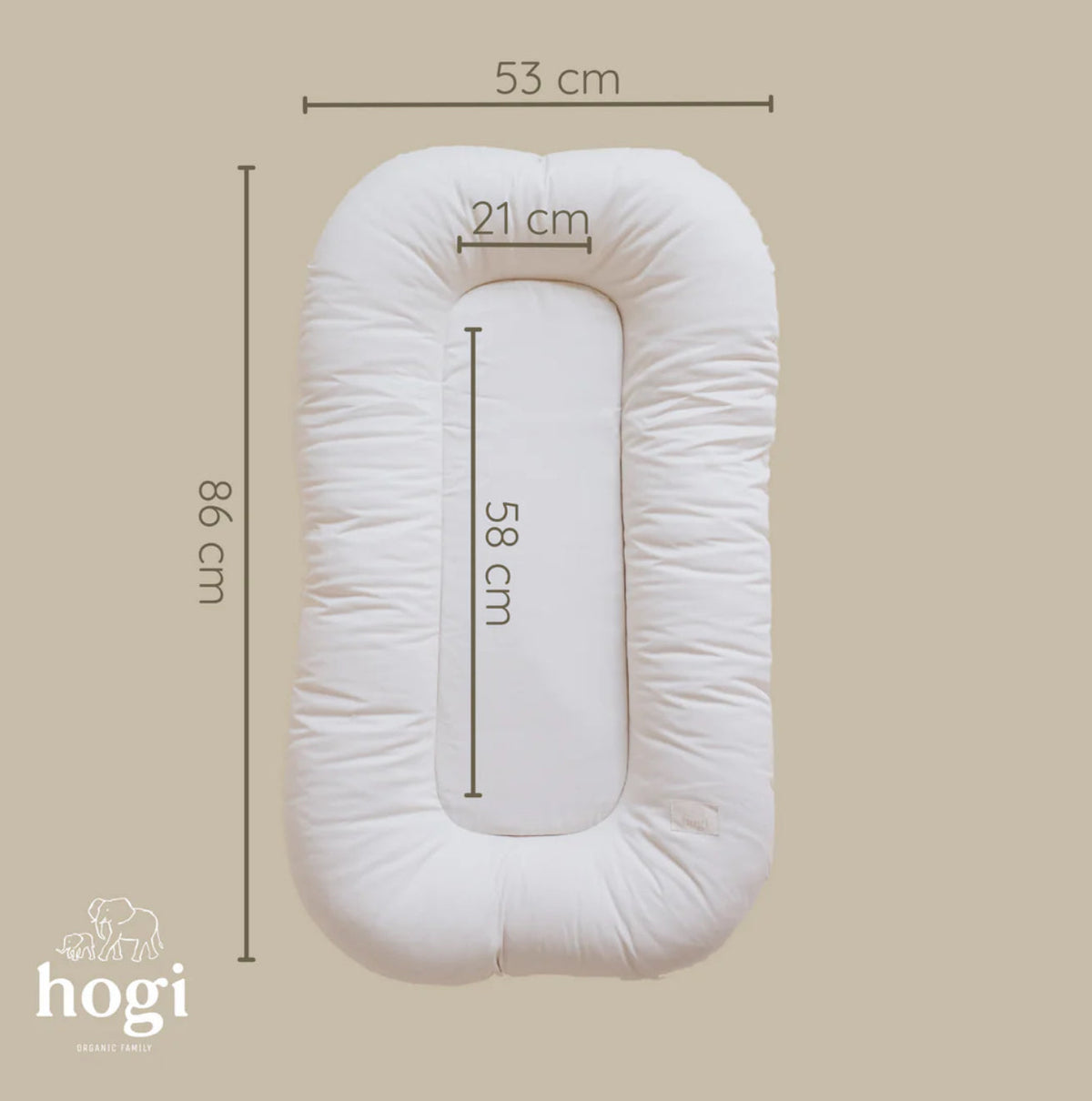 Hogi Organic Baby Nest / sage
