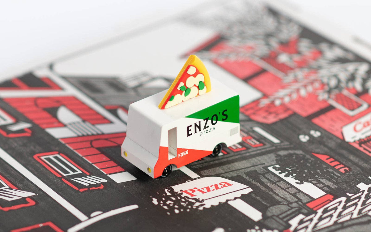 Candylab Toys Pizza Van