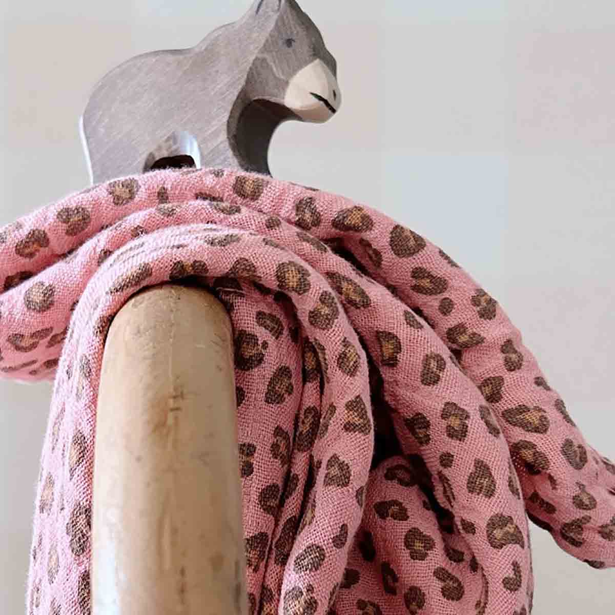 Rose in April Bianca Mini Nuschi Leopard Pink