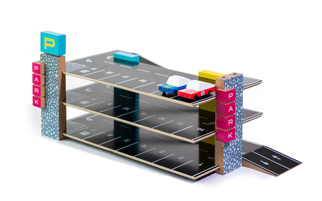 Candylab Magnetische Parkgarage – Stilvolle Aufbewahrungslösung für CANDYCAR® Fahrzeuge