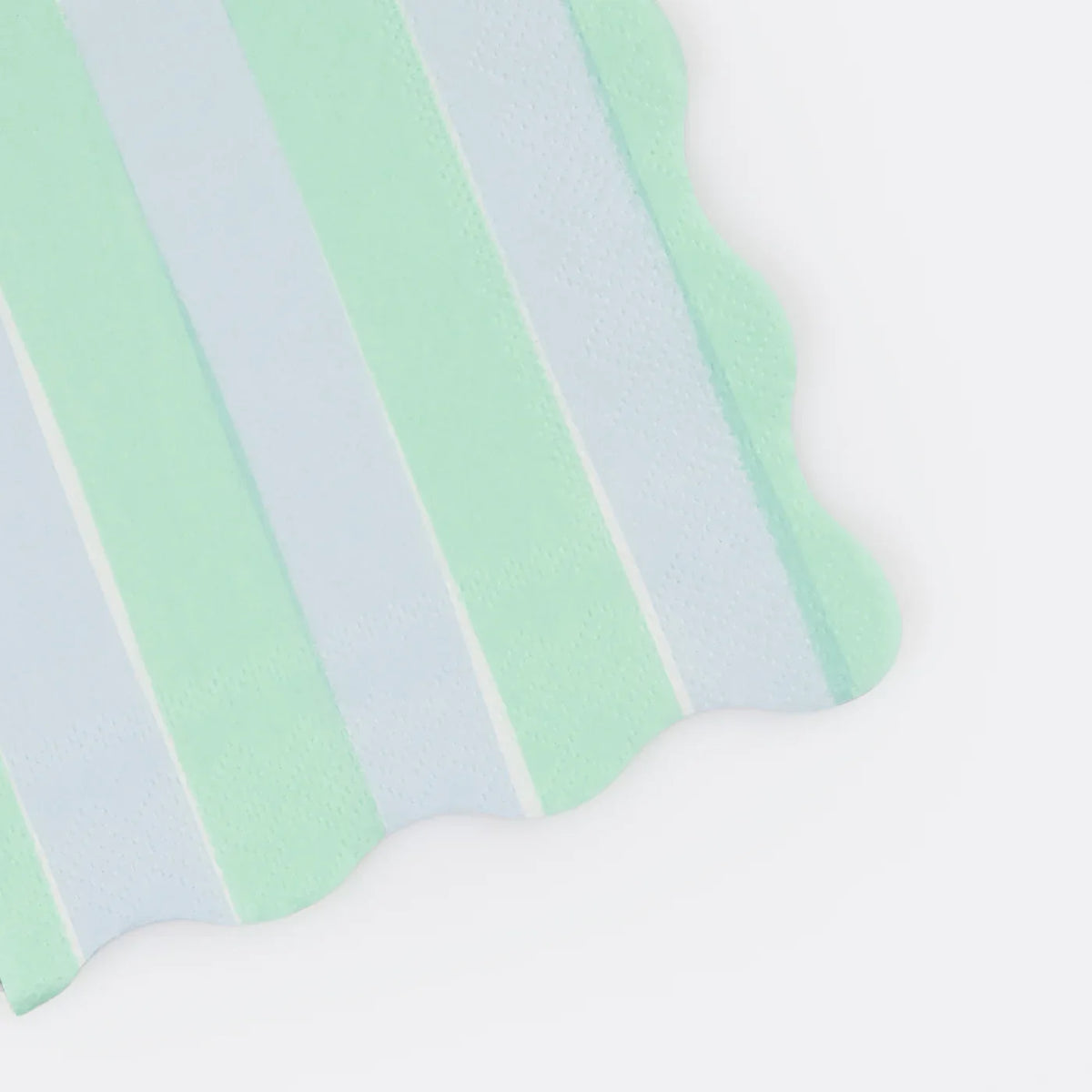 Serviettes rayées Meri Meri pastel