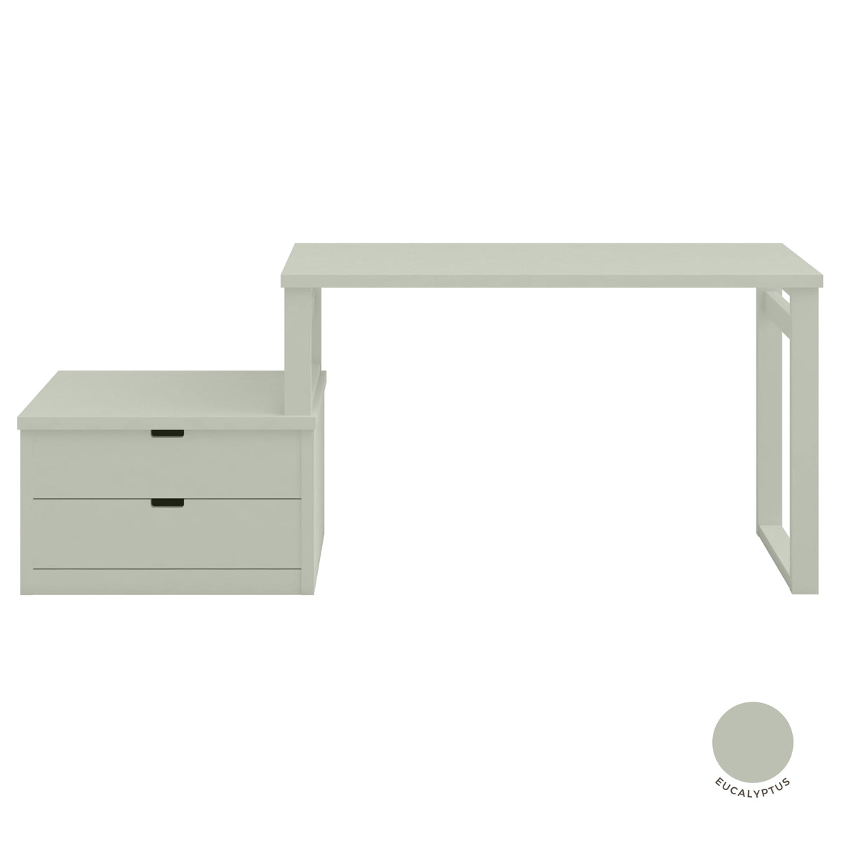 Muba Design desk with low drawer unit