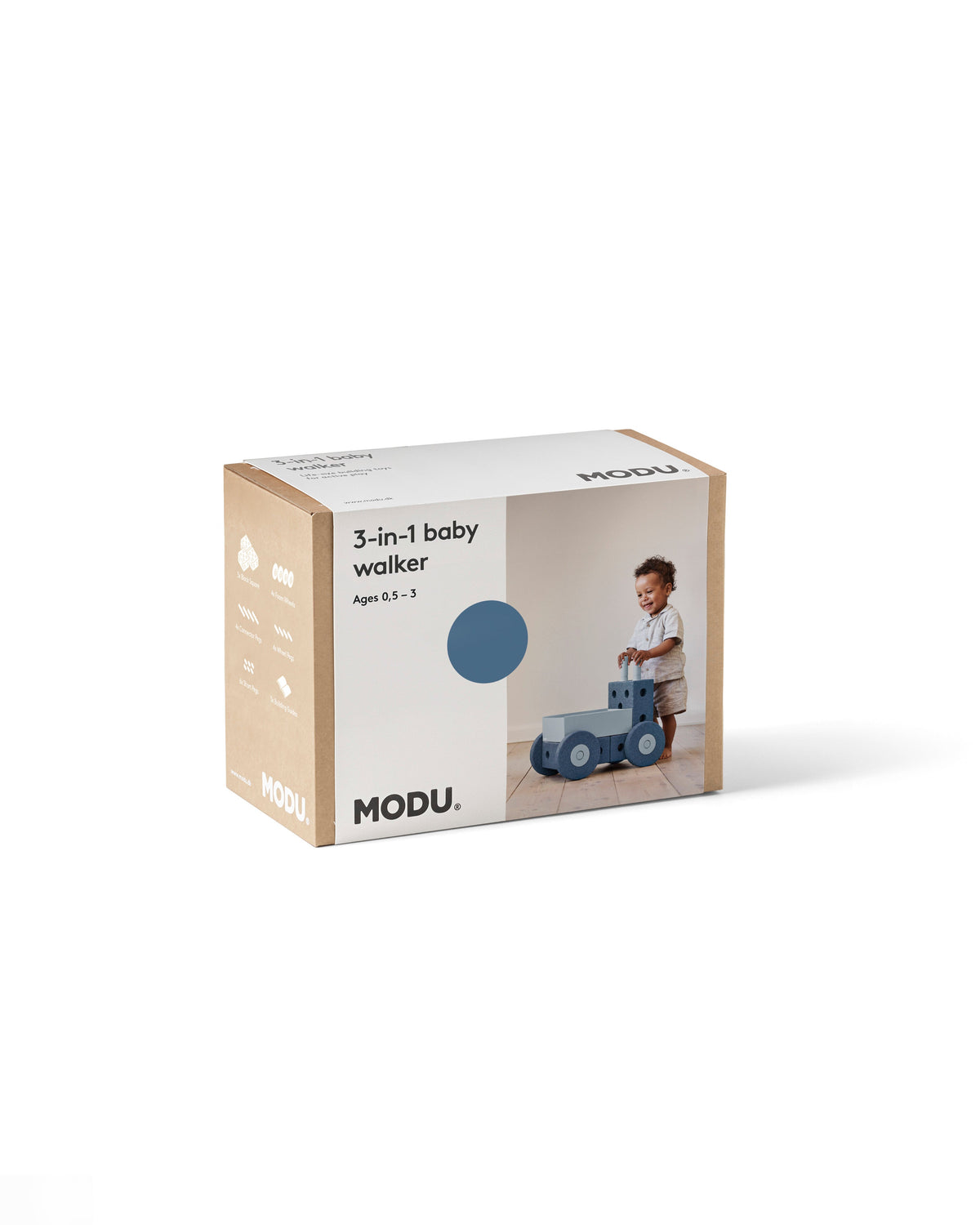 MODU 3-in-1 baby walker Blue